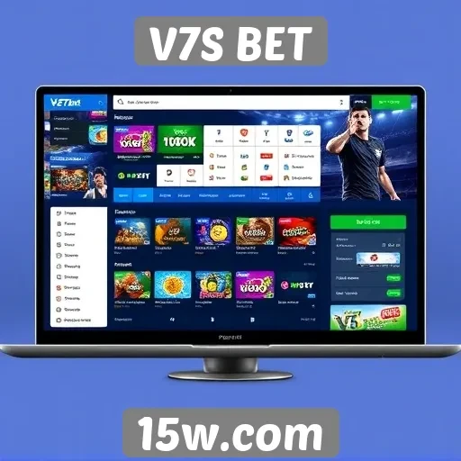 Interface do usuário do V7S BET é intuitiva